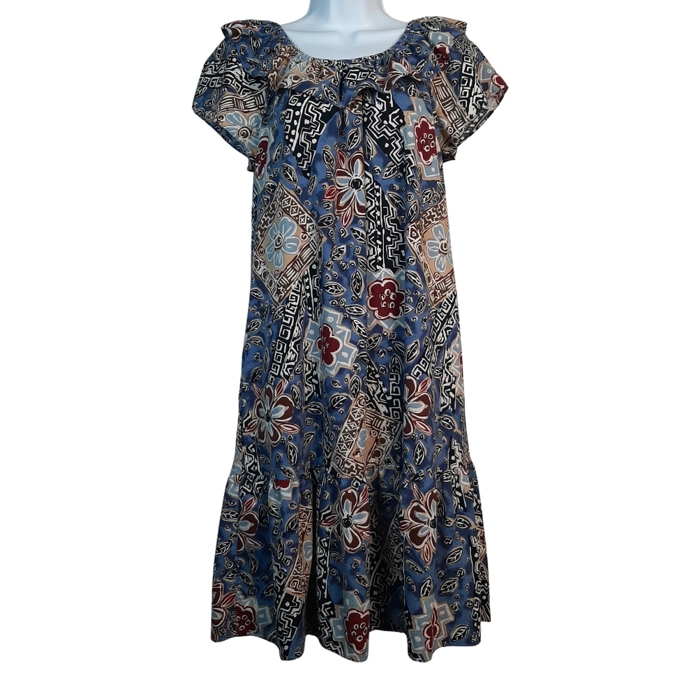 Hilo Hattie Hawaiian Midi Dress Size Medium
